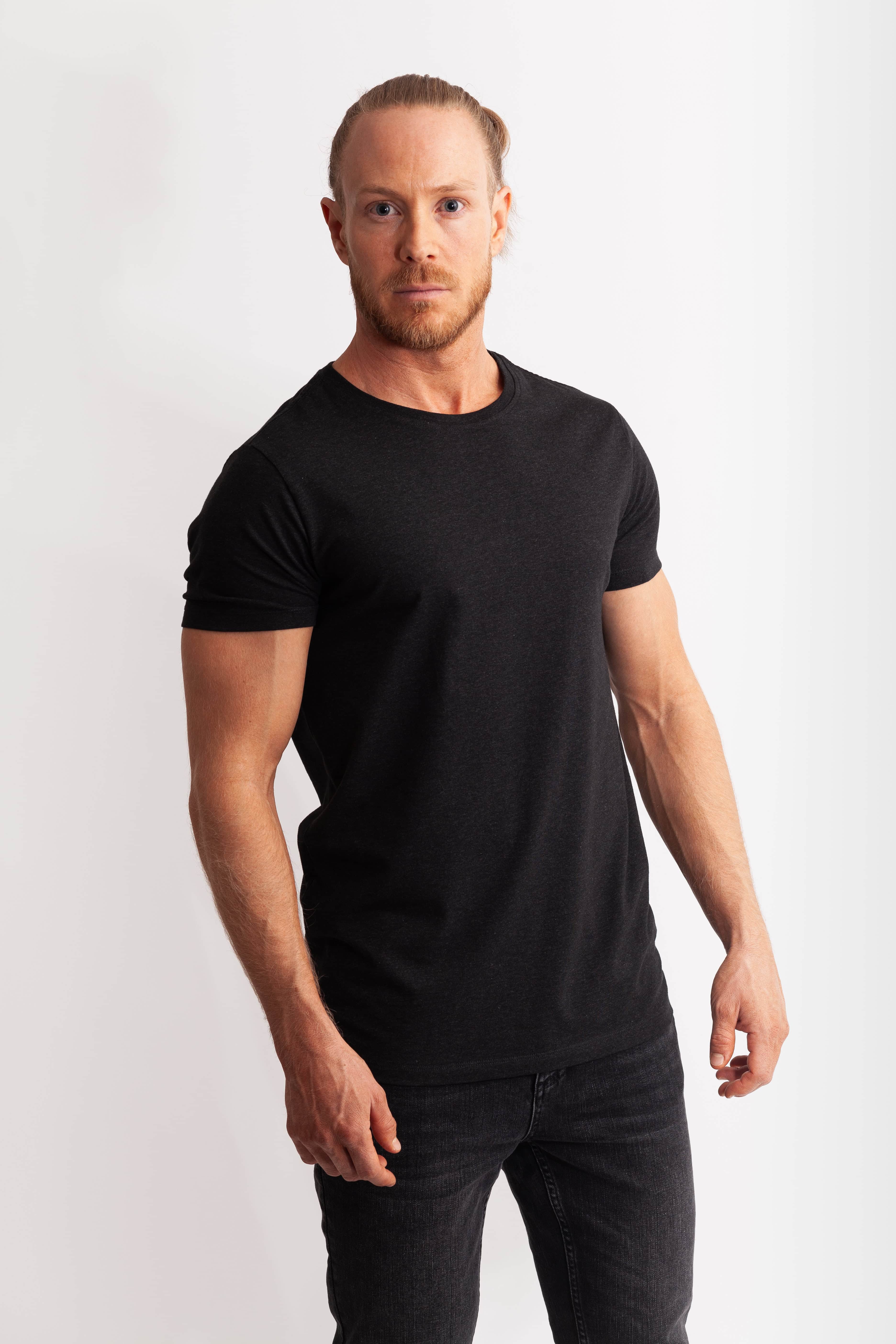 Crew Neck T-Shirt Dark Charcoal