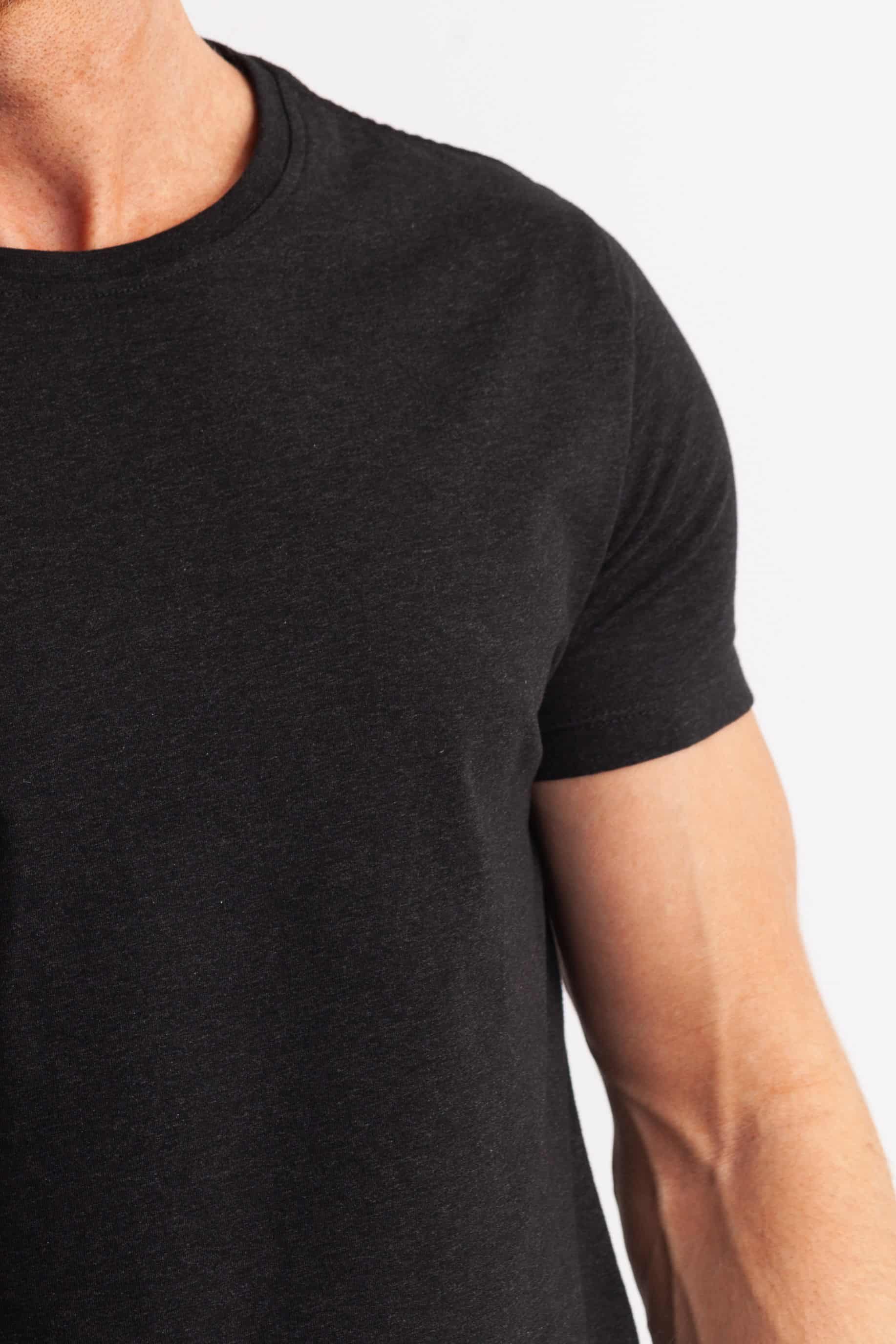 Crew Neck T-Shirt Dark Charcoal