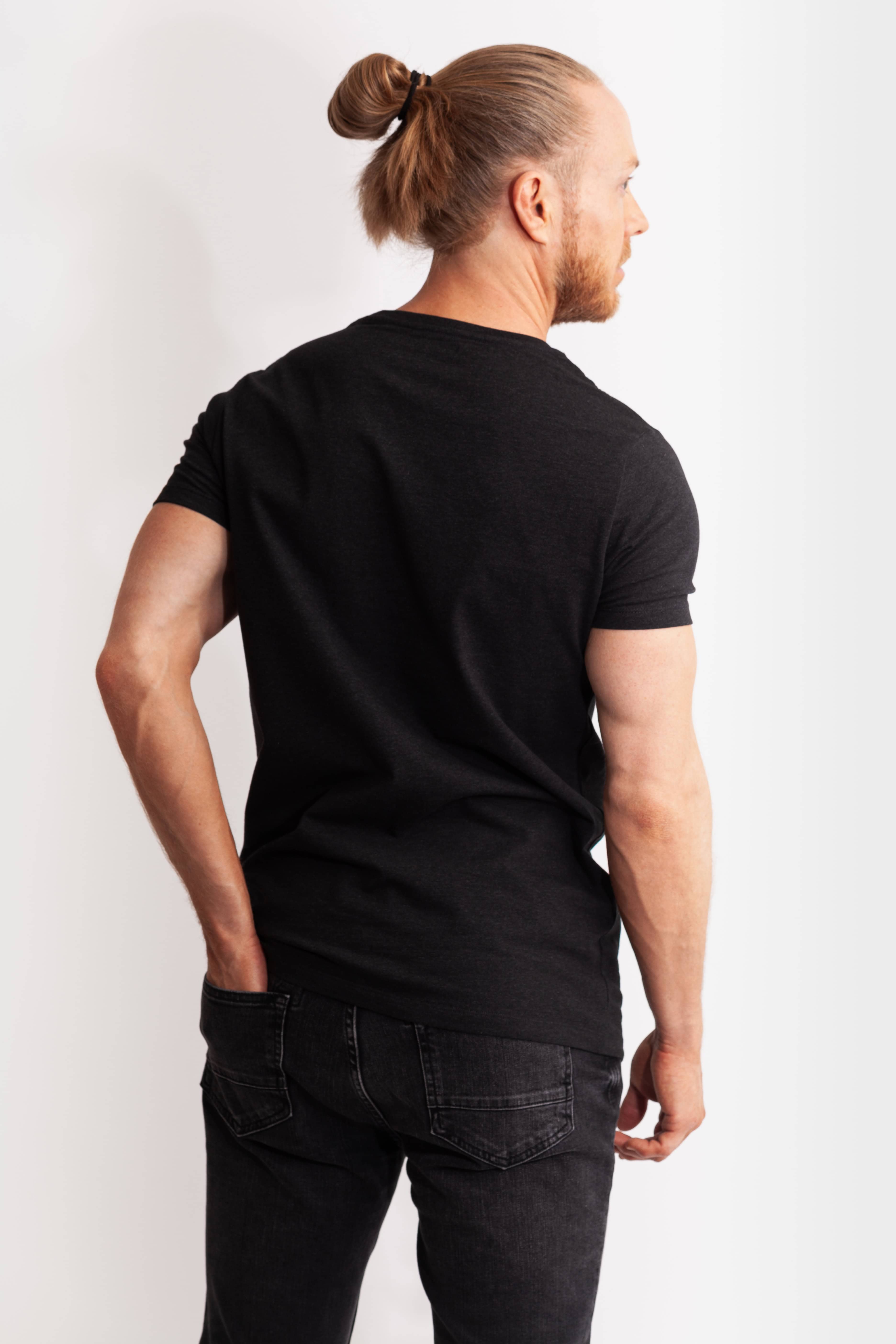 Crew Neck T-Shirt Dark Charcoal