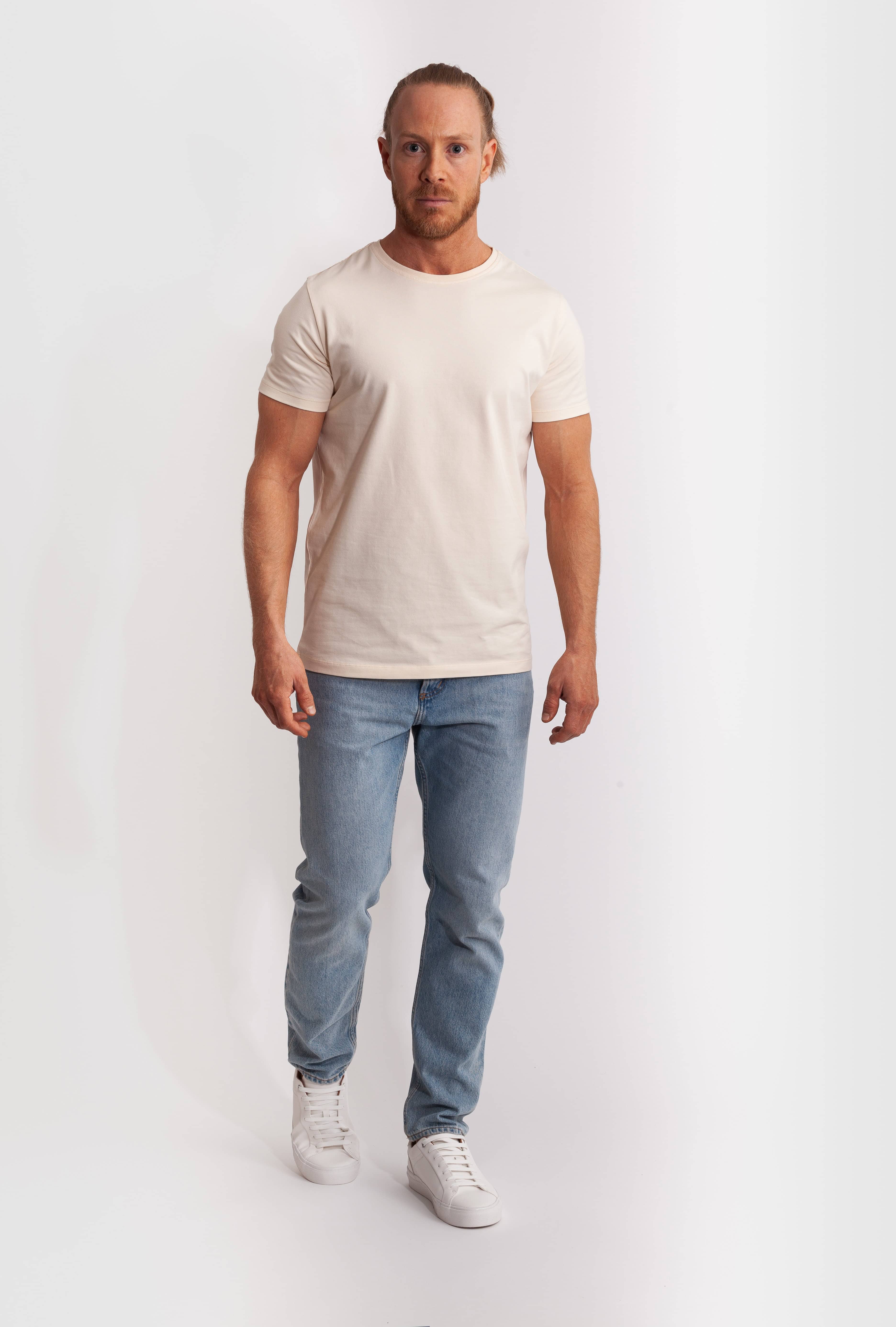 Crew Neck T-Shirt Ivory