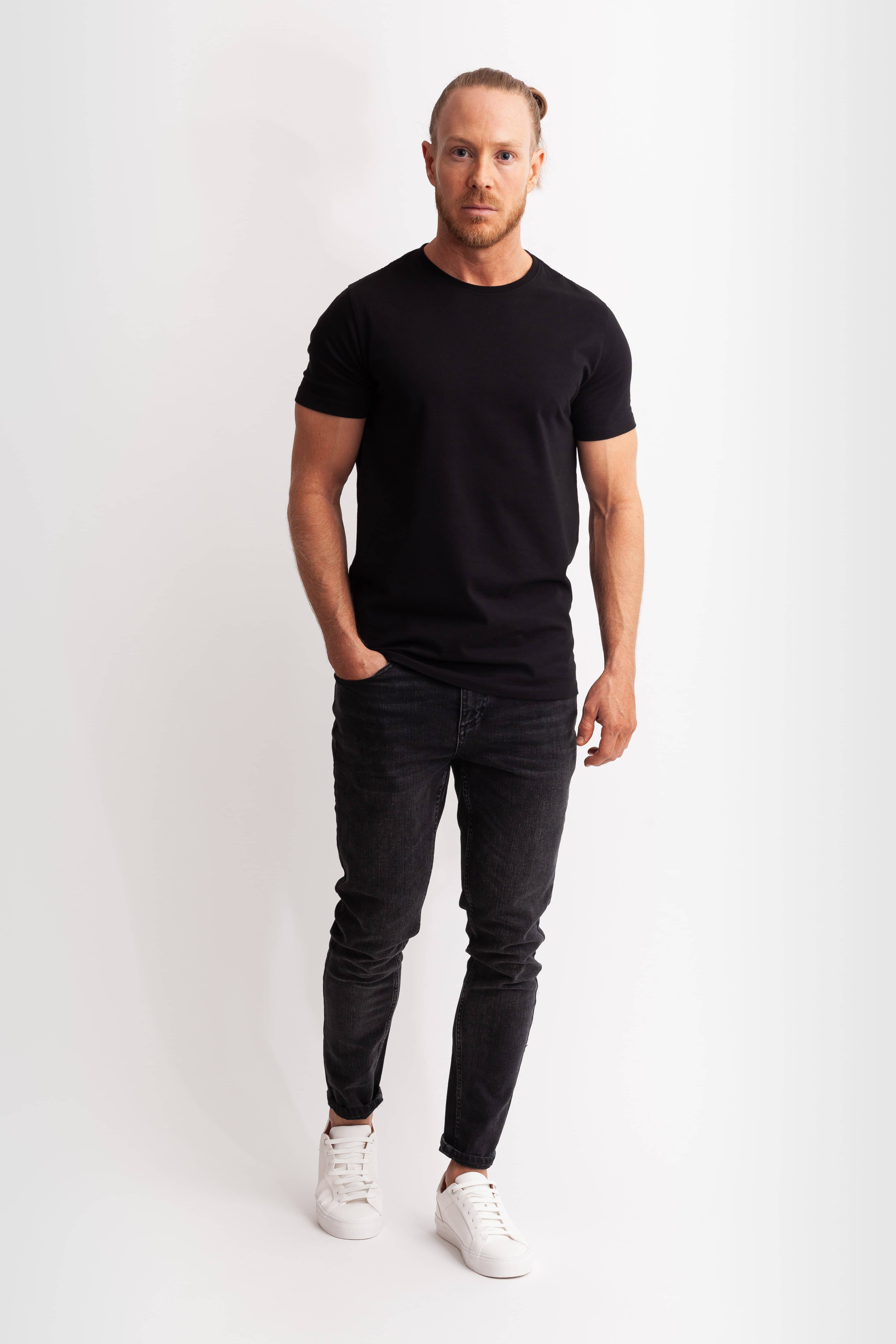 Crew Neck T-Shirt Rich Black