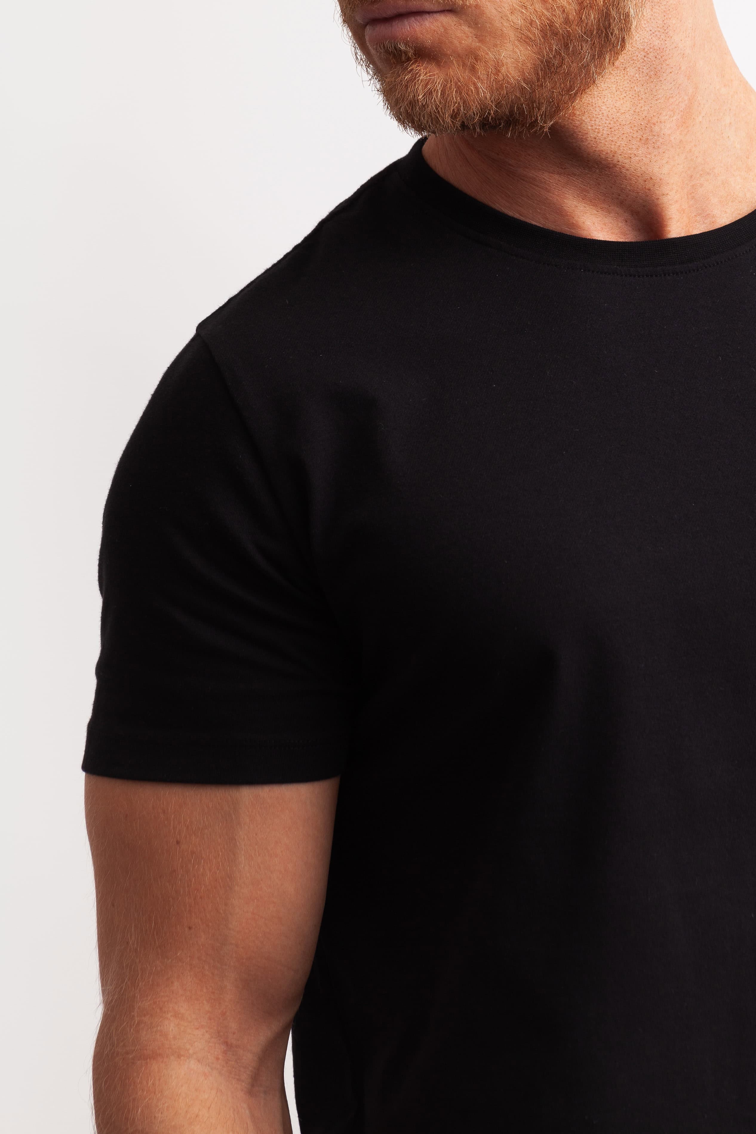 Crew Neck T-Shirt Rich Black