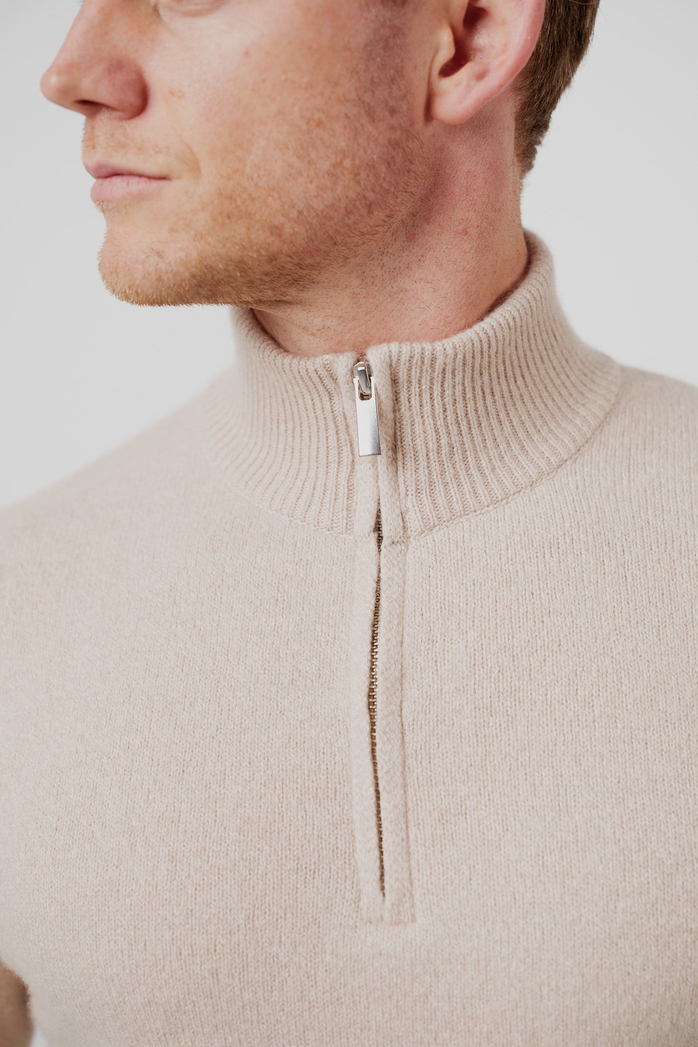 Quarter-Zip Sweater Oat