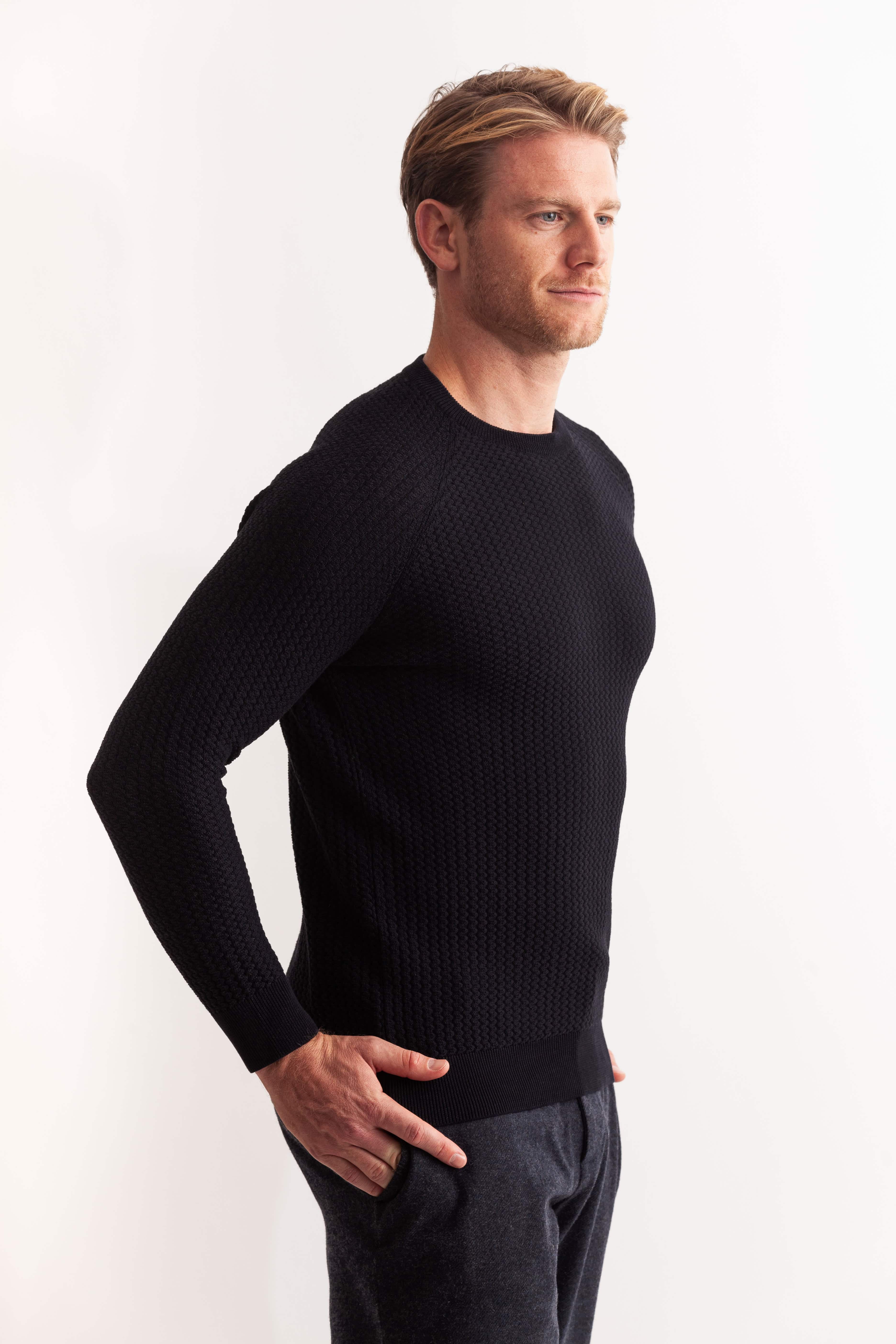 Knit Sweater Dark Navy